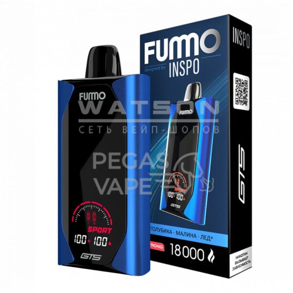 Электронная сигарета Fummo GTS 18000 (Голубика малина лед) Электронная сигарета Fummo GTS 18000 (Голубика малина лед)