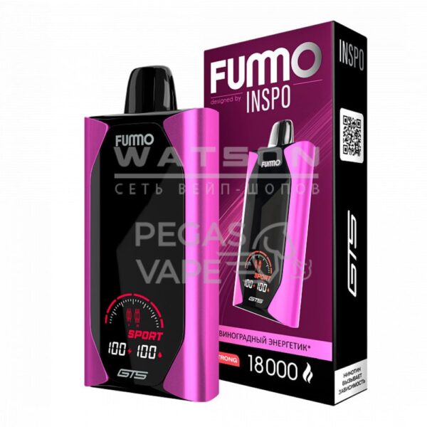 Электронная сигарета Fummo GTS 18000 (Виноградный энергетик) Электронная сигарета Fummo GTS 18000 (Виноградный энергетик)