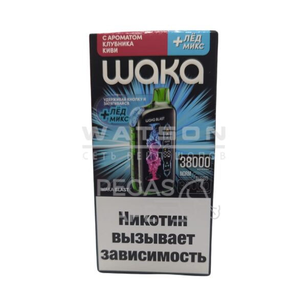 Электронная сигарета WAKA BLAST 38000 (Клубника Киви - Лёд микс) Электронная сигарета WAKA BLAST 38000 (Клубника Киви - Лёд микс)