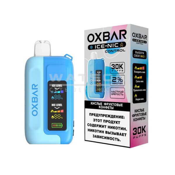 Электронная сигарета OXBAR ICE 30000 (Кислые фруктовые конфеты) Электронная сигарета OXBAR ICE 30000 (Кислые фруктовые конфеты)