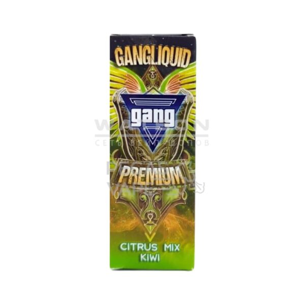 Жидкость Gang Premium Strong (Цитрус микс с киви) 30 мл 2% (20 мг/мл) Strong Жидкость Gang Premium Strong (Цитрус микс с киви) 30 мл 2% (20 мг/мл) Strong