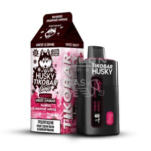 Электронная сигарета HUSKY x TIKOBAR 12000 Strong (Малиново имбирный лимонад)