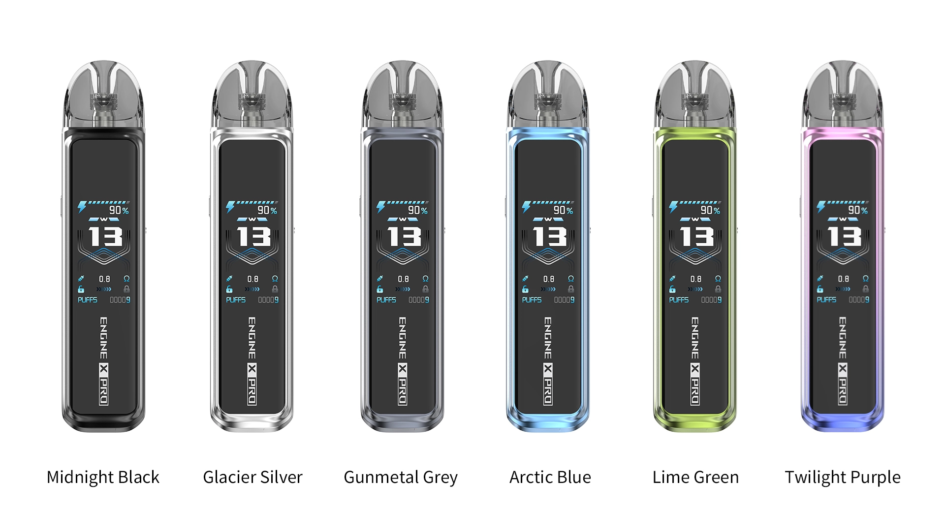 Цвета Engine X Pro POD kit