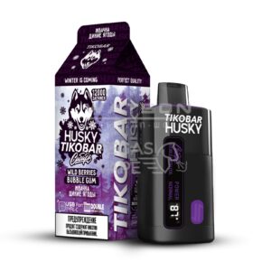 Электронная сигарета HUSKY x TIKOBAR 12000 Strong (Жвачка дикие ягоды)