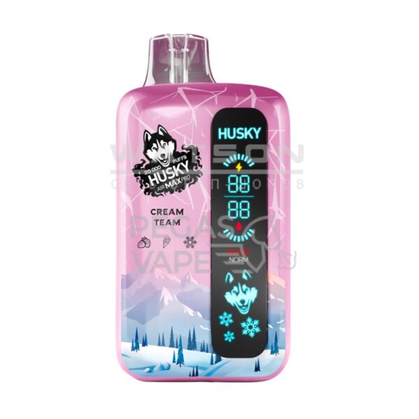 Электронная сигарета Husky Air Max PRO Ultra Strong 20000 Cream Team (Клубничное мороженое) Электронная сигарета Husky Air Max PRO Ultra Strong 20000 Cream Team (Клубничное мороженое)