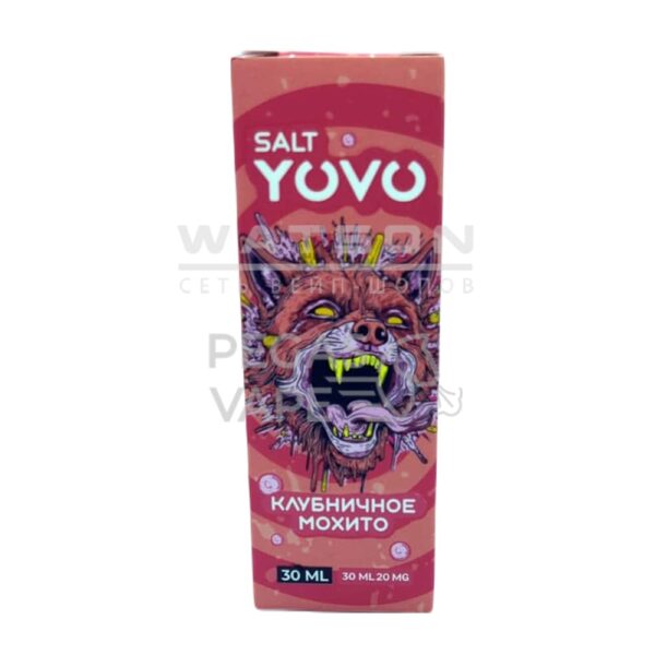 Жидкость YOVO Salt (Клубничное мохито) 30 мл 2% (20 мг/мл) Жидкость YOVO Salt (Клубничное мохито) 30 мл 2% (20 мг/мл)