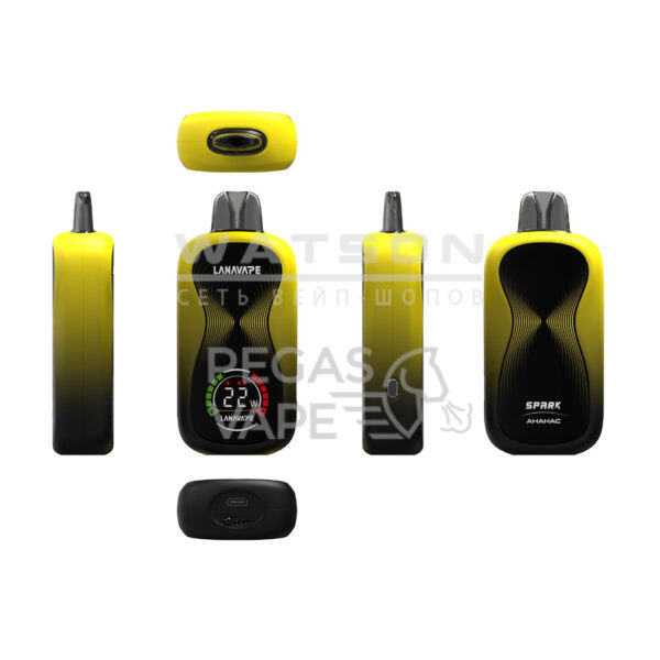 Электронная сигарета LANAVAPE SPARK 30000 (Ананас) Электронная сигарета LANAVAPE SPARK 30000 (Ананас)
