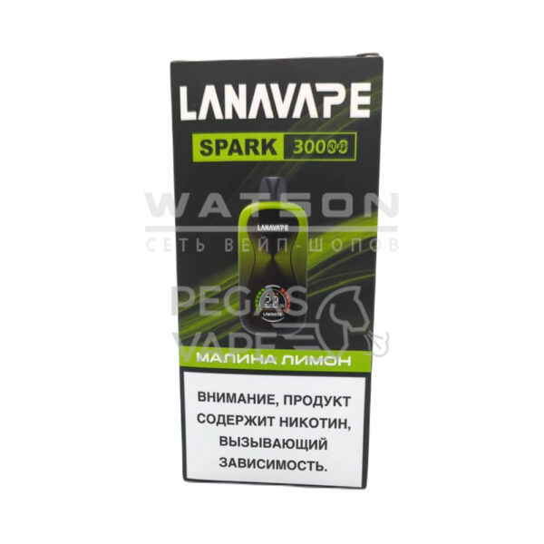 Электронная сигарета LANAVAPE SPARK 30000 (Малина лимон) Электронная сигарета LANAVAPE SPARK 30000 (Малина лимон)