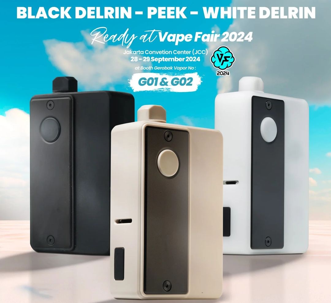 делриновый темный/белый и PEEK-версия