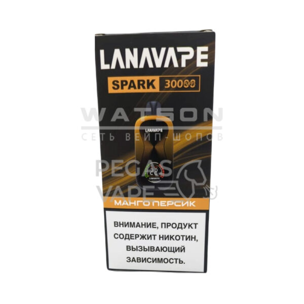 Электронная сигарета LANAVAPE SPARK 30000 (Манго персик) Электронная сигарета LANAVAPE SPARK 30000 (Манго персик)