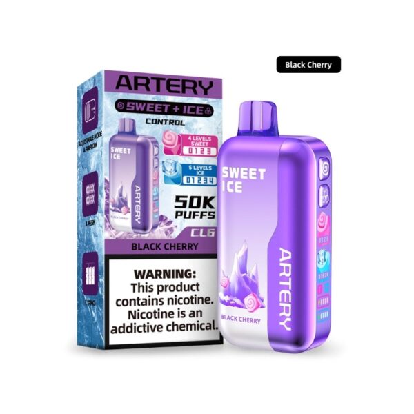 Электронная сигарета Artery CL6 50000 (NIC+ICE edition) (Черная вишня) Электронная сигарета Artery CL6 50000 (NIC+ICE edition) (Черная вишня)