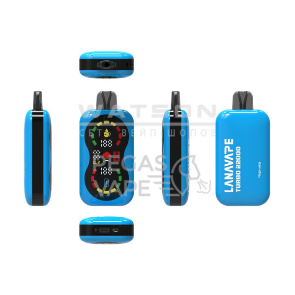 Электронная сигарета LANAVAPE TURBO 22000 (Черника) Электронная сигарета LANAVAPE TURBO 22000 (Черника)