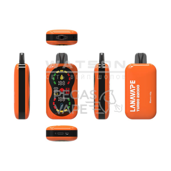 Электронная сигарета LANAVAPE TURBO 22000 (Манго лёд) Электронная сигарета LANAVAPE TURBO 22000 (Манго лёд)