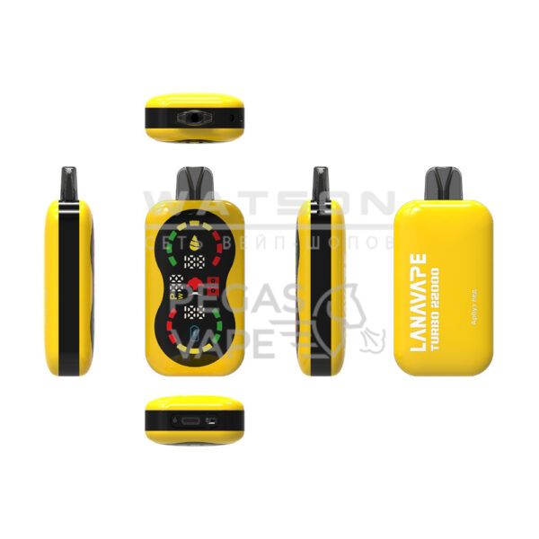 Электронная сигарета LANAVAPE TURBO 22000 (Ананас лёд) Электронная сигарета LANAVAPE TURBO 22000 (Ананас лёд)