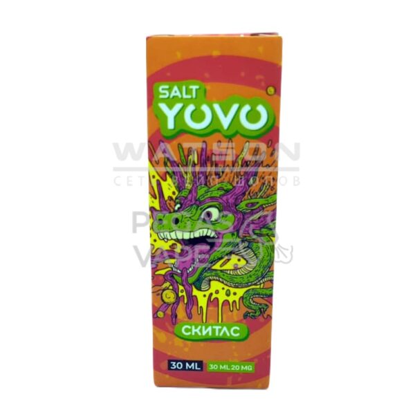 Жидкость YOVO Salt (Скитлс) 30 мл 2% (20 мг/мл) Жидкость YOVO Salt (Скитлс) 30 мл 2% (20 мг/мл)