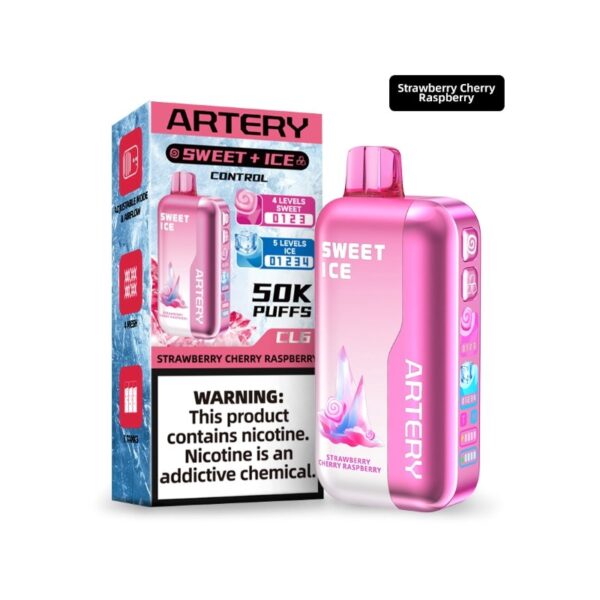 Электронная сигарета Artery CL6 50000 (NIC+ICE edition) (Клубника вишня малина) Электронная сигарета Artery CL6 50000 (NIC+ICE edition) (Клубника вишня малина)