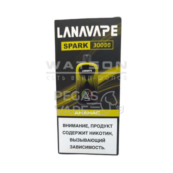 Электронная сигарета LANAVAPE SPARK 30000 (Ананас) Электронная сигарета LANAVAPE SPARK 30000 (Ананас)