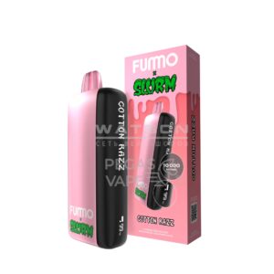 Электронная сигарета Fummo SLURM INDIC 10000 (Кислая Малиновая Сахарная Вата)