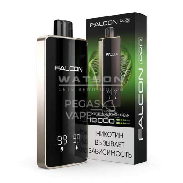 Электронная сигарета FALCON PRO 18000 (Кислое яблоко киви) Электронная сигарета FALCON PRO 18000 (Кислое яблоко киви)