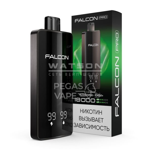 Электронная сигарета FALCON PRO 18000 (Клубника киви) Электронная сигарета FALCON PRO 18000 (Клубника киви)