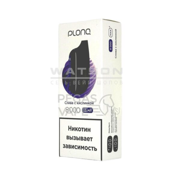 Электронная сигарета PLONQ MAX SMART 8000 (Слива с кислинкой) Электронная сигарета PLONQ MAX SMART 8000 (Слива с кислинкой)
