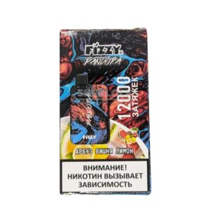 Электронная сигарета Fizzy Pandora 12000 (Арбуз Вишня Лимон)