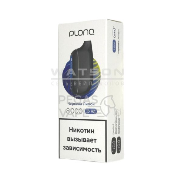 Электронная сигарета PLONQ MAX SMART 8000 (Черника Лимон) Электронная сигарета PLONQ MAX SMART 8000 (Черника Лимон)