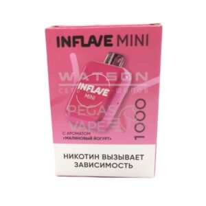 Электронная сигарета INFLAVE MINI 1000 Малиновый йогурт