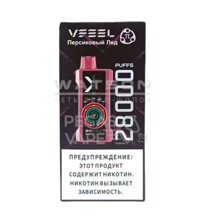 Электронная сигарета VFEEL 28000 (Персиковый лед)