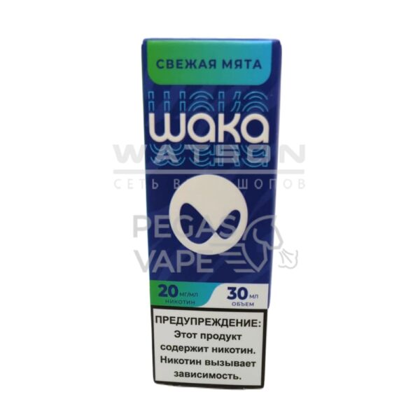Жидкость WAKA Salt Strong (Свежая мята) 30 мл 2% (20 мг/мл) Strong Жидкость WAKA Salt Strong (Свежая мята) 30 мл 2% (20 мг/мл) Strong