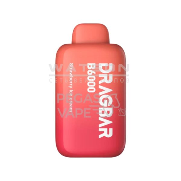 Электронная сигарета DRAGBAR B6000 (Клубничное мороженое) Электронная сигарета DRAGBAR B6000 (Клубничное мороженое)