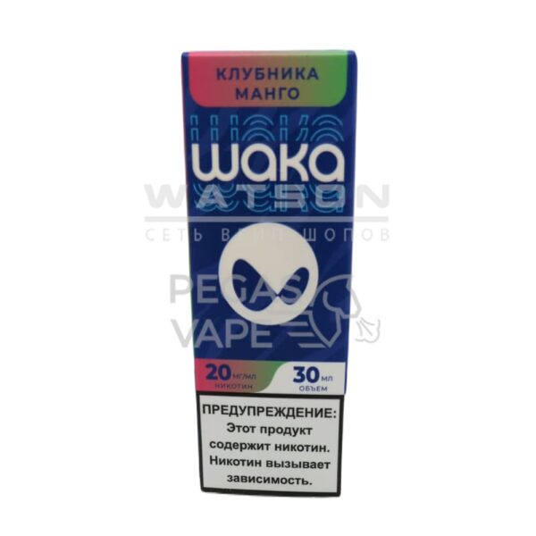 Жидкость WAKA Salt Strong (Клубника манго) 30 мл 2% (20 мг/мл) Strong Жидкость WAKA Salt Strong (Клубника манго) 30 мл 2% (20 мг/мл) Strong
