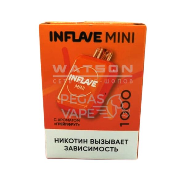 Электронная сигарета INFLAVE MINI 1000 Грейпфрут Электронная сигарета INFLAVE MINI 1000 Грейпфрут