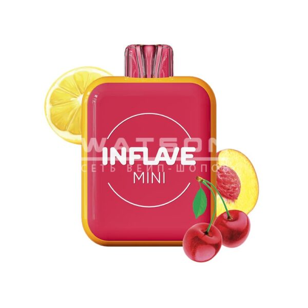 Электронная сигарета INFLAVE MINI 1000 Cherry Peach Lemon (Вишня Персик Лимон) Электронная сигарета INFLAVE MINI 1000 Cherry Peach Lemon (Вишня Персик Лимон)