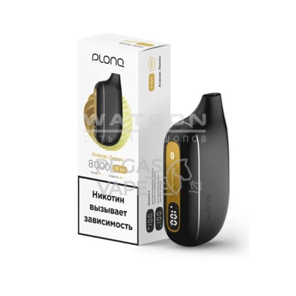 Электронная сигарета PLONQ MAX SMART 8000 (Ананас Лимон) Электронная сигарета PLONQ MAX SMART 8000 (Ананас Лимон)