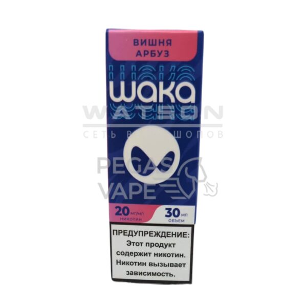 Жидкость WAKA Salt Strong (Вишня арбуз) 30 мл 2% (20 мг/мл) Strong Жидкость WAKA Salt Strong (Вишня арбуз) 30 мл 2% (20 мг/мл) Strong