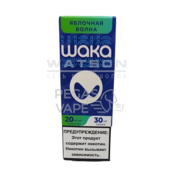 Жидкость WAKA Salt Strong (Яблочная волна) 30 мл 2% (20 мг/мл) Strong Жидкость WAKA Salt Strong (Яблочная волна) 30 мл 2% (20 мг/мл) Strong