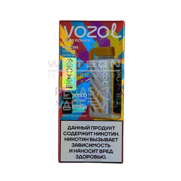 Электронная сигарета VOZOL GEAR POWER 20000 (Персик манго ананас) Электронная сигарета VOZOL GEAR POWER 20000 (Персик манго ананас)