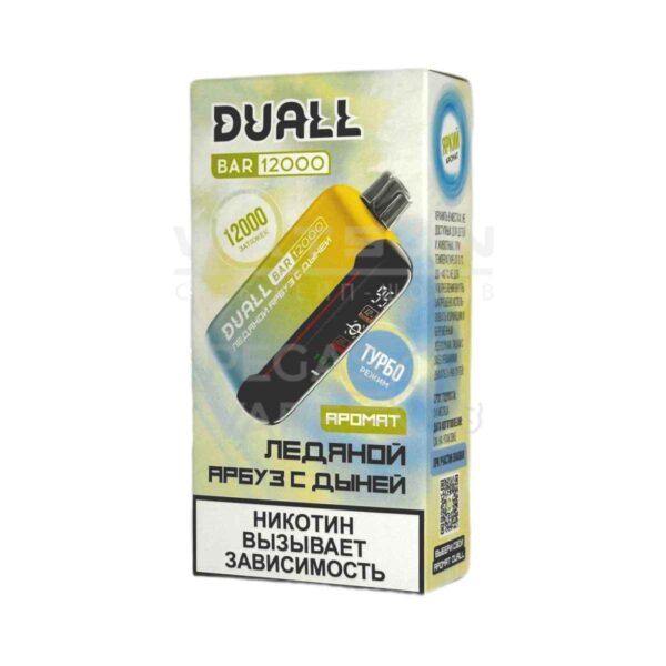Электронная сигарета DUALL BAR 12000 (Ледяной арбуз с дыней) Электронная сигарета DUALL BAR 12000 (Ледяной арбуз с дыней)
