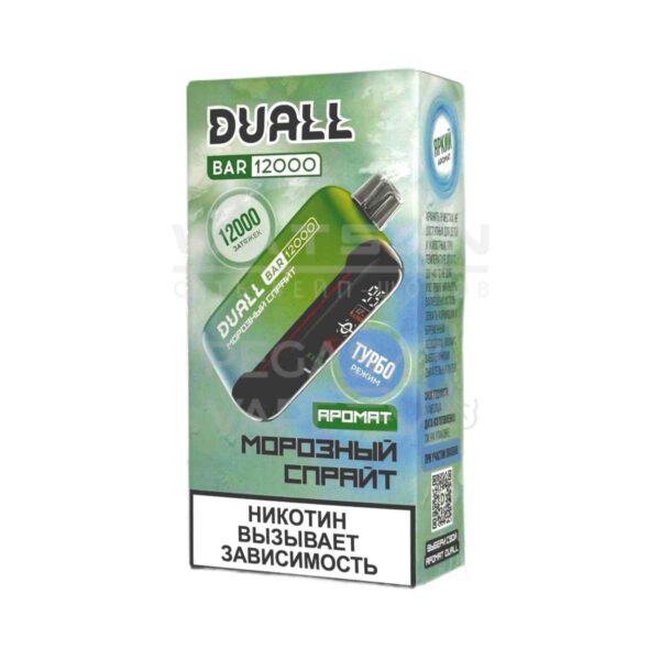 Электронная сигарета DUALL BAR 12000 (Морозный спрайт) Электронная сигарета DUALL BAR 12000 (Морозный спрайт)