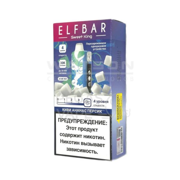 Электронная сигарета Elf Bar Sweet King 30000 (Киви ананас персик) Электронная сигарета Elf Bar Sweet King 30000 (Киви ананас персик)