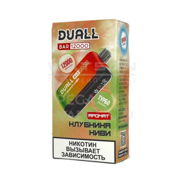 Электронная сигарета DUALL BAR 12000 (Клубника и Киви) Электронная сигарета DUALL BAR 12000 (Клубника и Киви)