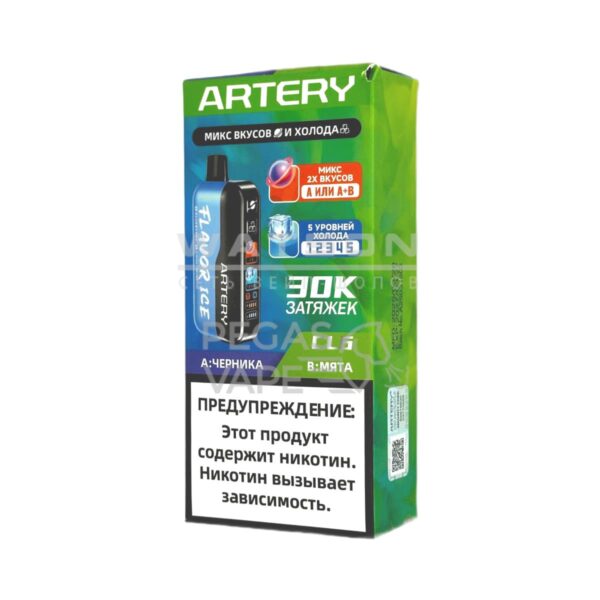 Электронная сигарета Artery CL6 30000 (FLAVOR+ICE edtion) (Черничная мята) Электронная сигарета Artery CL6 30000 (FLAVOR+ICE edtion) (Черничная мята)