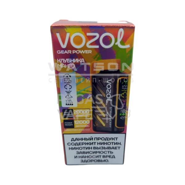 Электронная сигарета VOZOL GEAR POWER 20000 (Клубника манго) Электронная сигарета VOZOL GEAR POWER 20000 (Клубника манго)