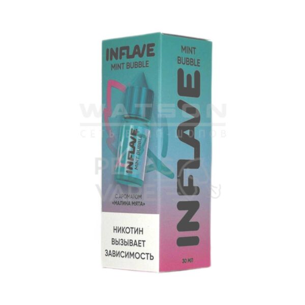 Жидкость INFLAVE BUBBLE (Малина Мята) 30 мл 2% (20 мг/мл) Жидкость INFLAVE BUBBLE (Малина Мята) 30 мл 2% (20 мг/мл)