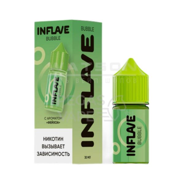 Жидкость INFLAVE BUBBLE (Фейхоа) 30 мл 2% (20 мг/мл) Жидкость INFLAVE BUBBLE (Фейхоа) 30 мл 2% (20 мг/мл)