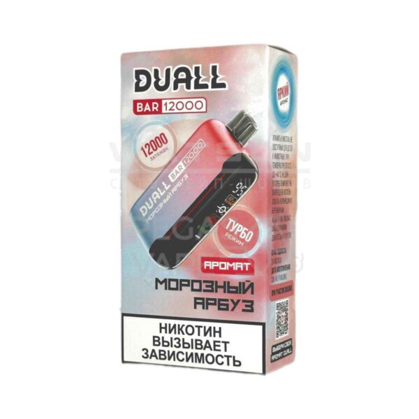 Электронная сигарета DUALL BAR 12000 (Морозный арбуз) Электронная сигарета DUALL BAR 12000 (Морозный арбуз)