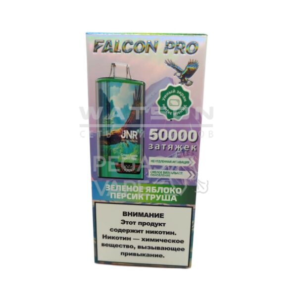 Электронная сигарета JNR FALCON PRO 50000 (Зеленое яблоко персик груша) Электронная сигарета JNR FALCON PRO 50000 (Зеленое яблоко персик груша)