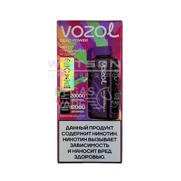 Электронная сигарета VOZOL GEAR POWER 20000 (Чай со смешанными ягодами) Электронная сигарета VOZOL GEAR POWER 20000 (Чай со смешанными ягодами)