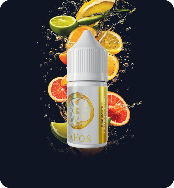 Жидкость PAFOS WHITE 30мл (Цитрусовый микс) 30 мл 2% (20 мг/мл) Жидкость PAFOS WHITE 30мл (Цитрусовый микс) 30 мл 2% (20 мг/мл)